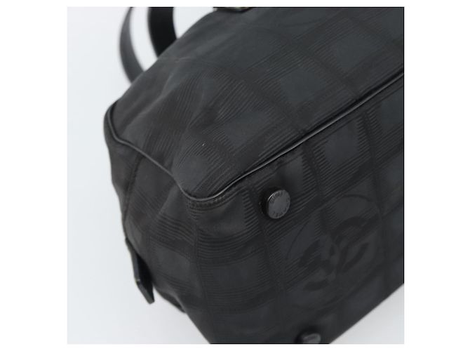 CHANEL Nuova Borsa Travel Line Nylon Nero CC Autentica 188435 - vista 13