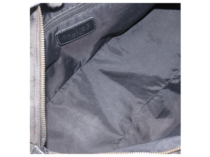 CHANEL Nuova Borsa Travel Line Nylon Nero CC Autentica 188435 - vista 16