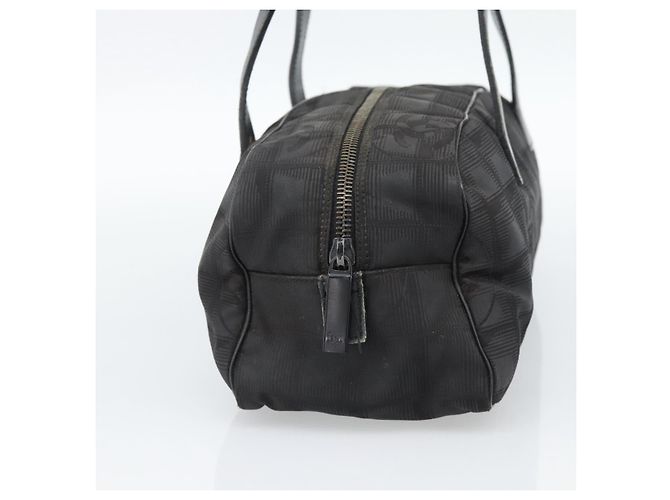CHANEL Nuova Borsa Travel Line Nylon Nero CC Autentica 188435 - vista 4