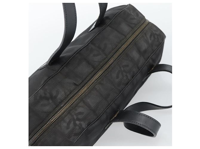 CHANEL Nuova Borsa Travel Line Nylon Nero CC Autentica 188435 - vista 6