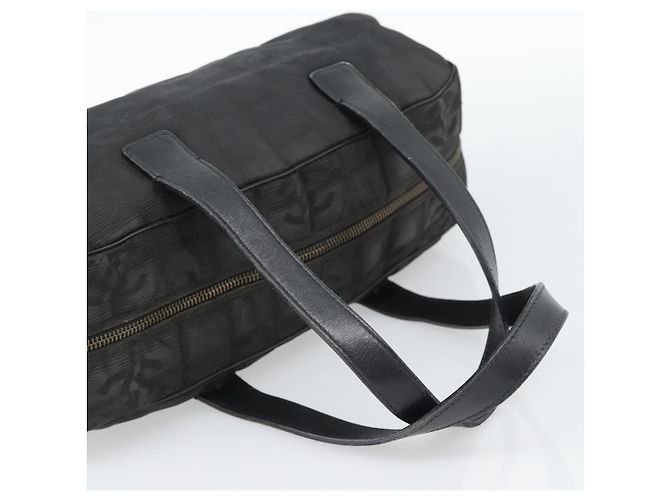 CHANEL Nuova Borsa Travel Line Nylon Nero CC Autentica 188435 - vista 7