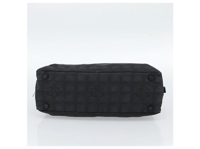 CHANEL Nuova Borsa Travel Line Nylon Nero CC Autentica 188435 - vista 9