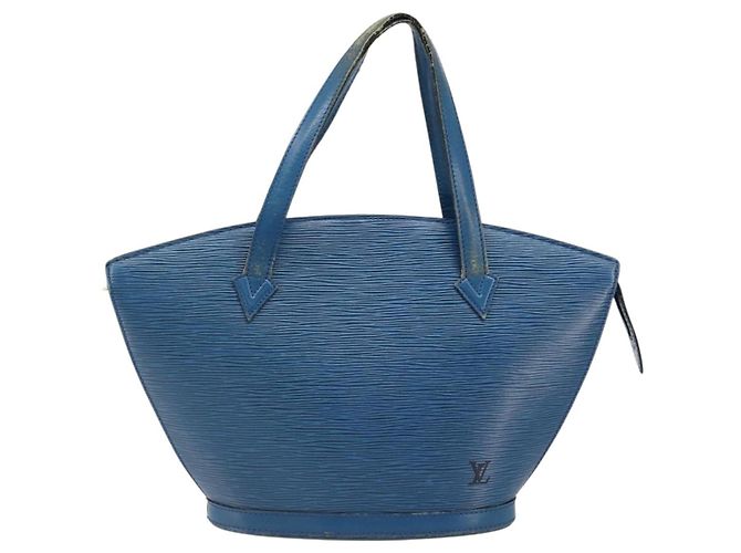 Borsa a Spalla LOUIS VUITTON Epi Saint Jacques Blu M52275 LV Auth hk3825 - vista 13