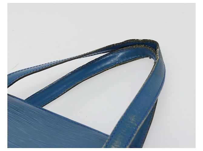 Borsa a Spalla LOUIS VUITTON Epi Saint Jacques Blu M52275 LV Auth hk3825 - vista 14