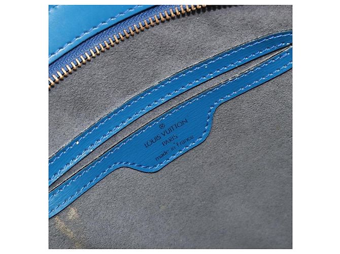 Borsa a Spalla LOUIS VUITTON Epi Saint Jacques Blu M52275 LV Auth hk3825 - vista 19