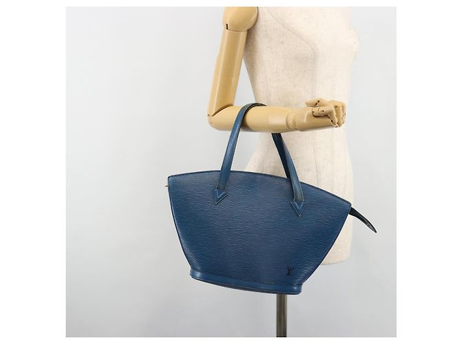 Borsa a Spalla LOUIS VUITTON Epi Saint Jacques Blu M52275 LV Auth hk3825 - vista 24
