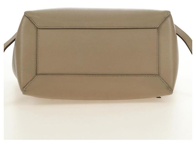Céline Borsa CELINE Belt Bag Micro in pelle 2way Beige Oro Auth 185805M D'oro - vista 11