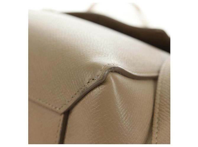 Céline Borsa CELINE Belt Bag Micro in pelle 2way Beige Oro Auth 185805M D'oro - vista 13