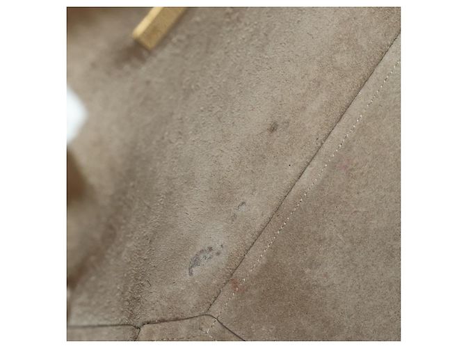 Céline Borsa CELINE Belt Bag Micro in pelle 2way Beige Oro Auth 185805M D'oro - vista 24