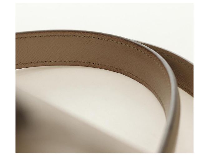 Céline Borsa CELINE Belt Bag Micro in pelle 2way Beige Oro Auth 185805M D'oro - vista 8