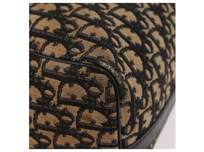Borsa Christian Dior Trotter Canvas Blu Navy Argento Autentica ka4937 - vista 11