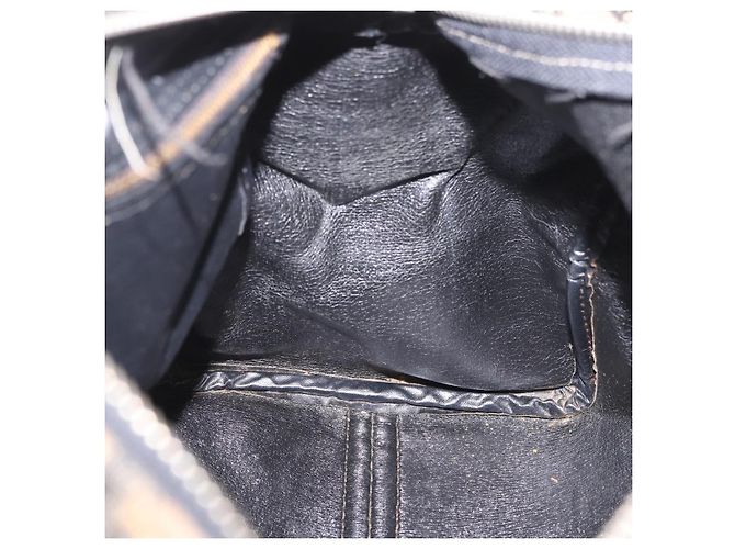 Borsa Christian Dior Trotter Canvas Blu Navy Argento Autentica ka4937 - vista 17