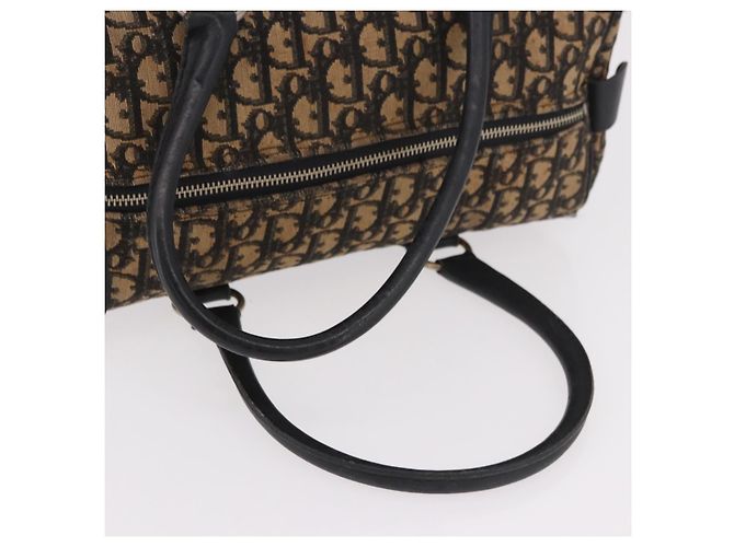 Borsa Christian Dior Trotter Canvas Blu Navy Argento Autentica ka4937 - vista 7