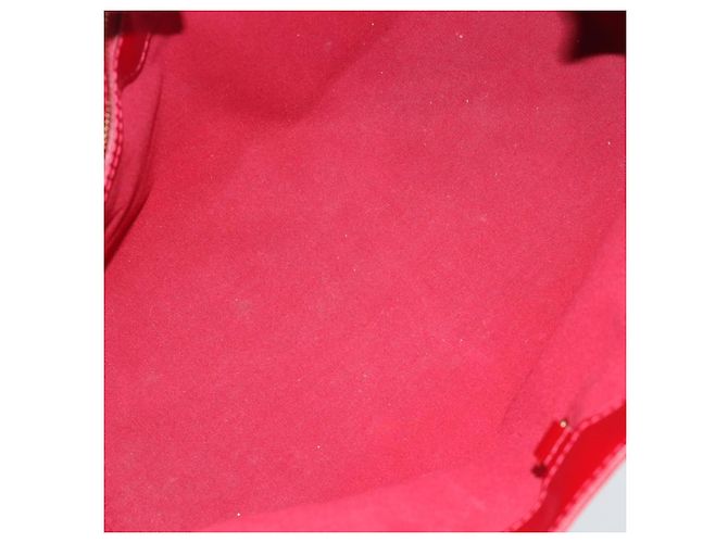 LOUIS VUITTON Monogram Vernis Wilshire PM Tasche Pomme D'amour M93642 Auth 189225 Rot - Ansicht 11