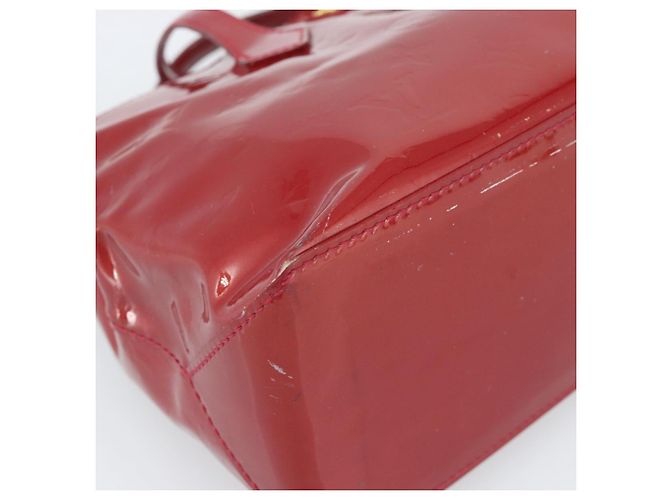 LOUIS VUITTON Monogram Vernis Wilshire PM Tasche Pomme D'amour M93642 Auth 189225 Rot - Ansicht 15