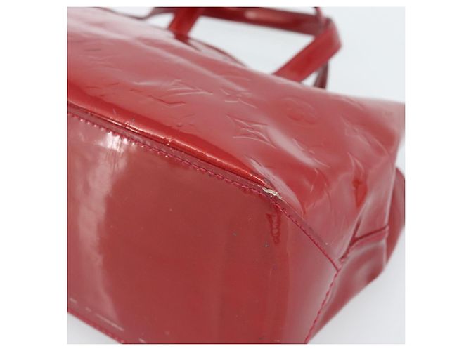 LOUIS VUITTON Monogram Vernis Wilshire PM Tasche Pomme D'amour M93642 Auth 189225 Rot - Ansicht 16