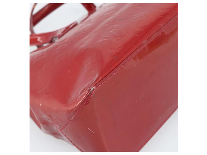 LOUIS VUITTON Monogram Vernis Wilshire PM Tasche Pomme D'amour M93642 Auth 189225 Rot - Ansicht 17