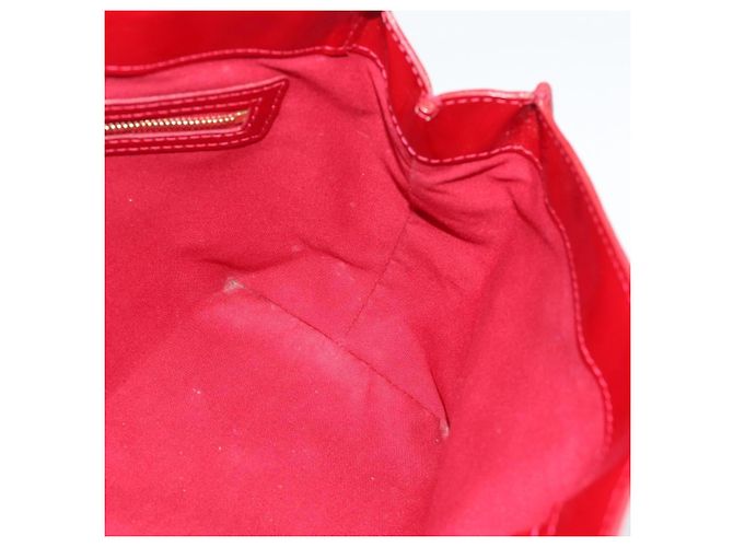 LOUIS VUITTON Monogram Vernis Wilshire PM Tasche Pomme D'amour M93642 Auth 189225 Rot - Ansicht 19