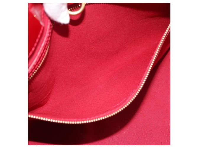 LOUIS VUITTON Monogram Vernis Wilshire PM Tasche Pomme D'amour M93642 Auth 189225 Rot - Ansicht 22
