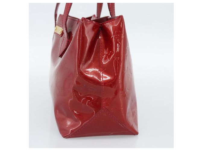 LOUIS VUITTON Monogram Vernis Wilshire PM Tasche Pomme D'amour M93642 Auth 189225 Rot - Ansicht 4