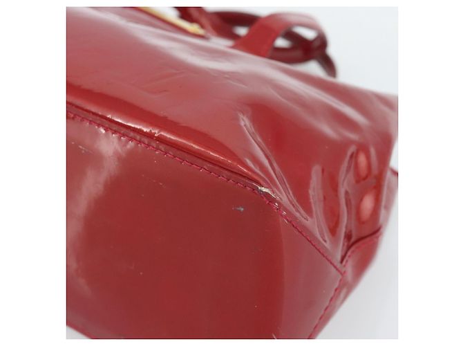 LOUIS VUITTON Monogram Vernis Wilshire PM Tasche Pomme D'amour M93642 Auth 189225 Rot - Ansicht 9