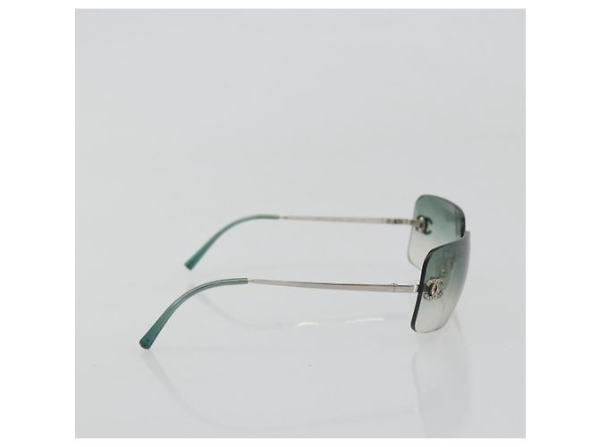 Gafas de sol CHANEL COCO Mark metal Verde CC Auth 188886 - vista 5