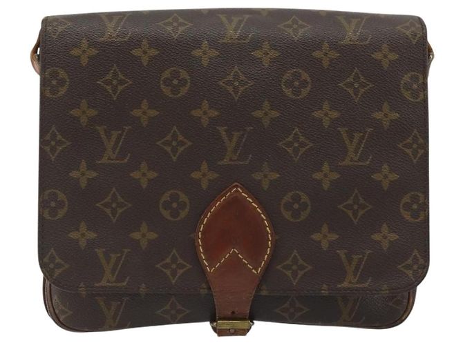 LOUIS VUITTON Borsa a tracolla Monogram Cartouchiere GM M51252 LV Auth 188485 Monogramma - vista 13