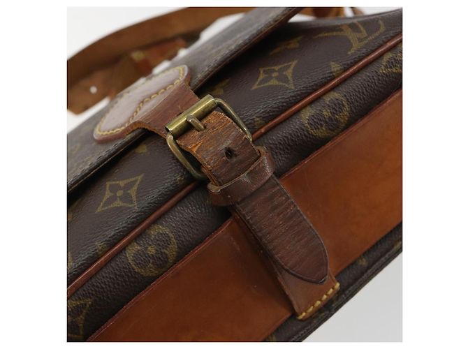 LOUIS VUITTON Borsa a tracolla Monogram Cartouchiere GM M51252 LV Auth 188485 Monogramma - vista 19