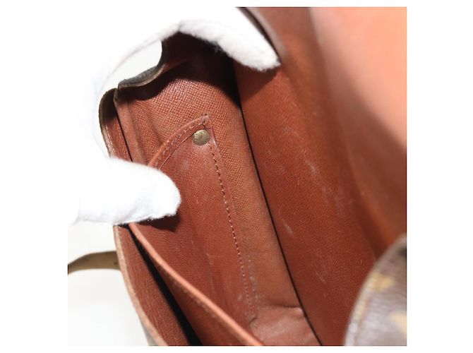 LOUIS VUITTON Borsa a tracolla Monogram Cartouchiere GM M51252 LV Auth 188485 Monogramma - vista 25