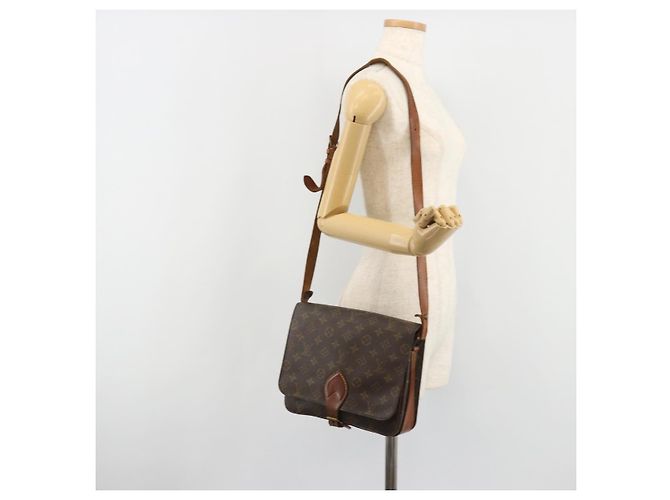 LOUIS VUITTON Borsa a tracolla Monogram Cartouchiere GM M51252 LV Auth 188485 Monogramma - vista 27