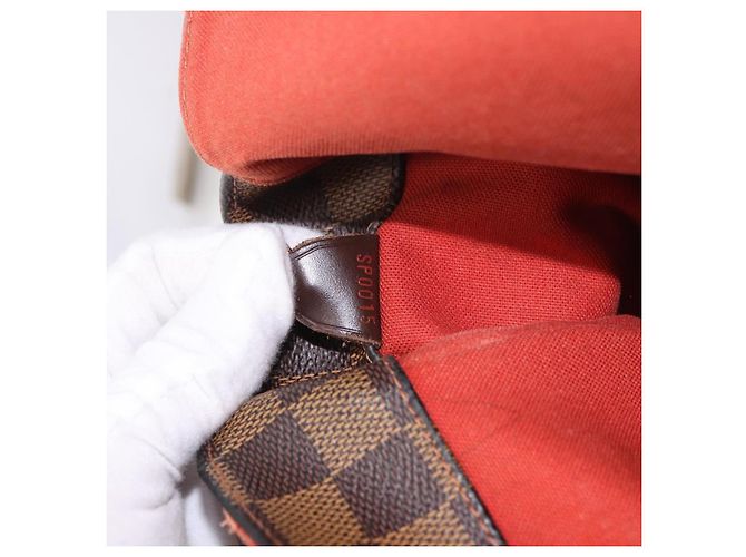 LOUIS VUITTON Borsa a tracolla Damier Ebene Bastille N45258 LV Auth 189380 - vista 12
