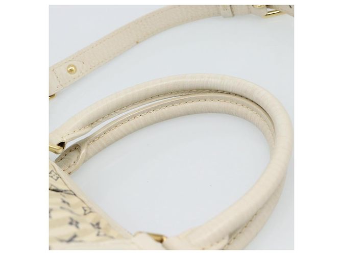 Borsa LOUIS VUITTON Mini Lin Croisette Marina PM Blu Beige M95494 Auth 188795V - vista 14