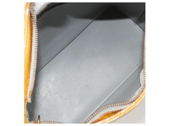 LOUIS VUITTON Borsa Monogram Vernis Houston Gris M91053 LV Auth BA13534 Grigio - vista 11