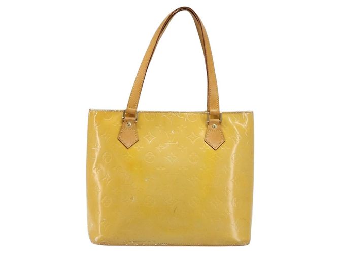 LOUIS VUITTON Borsa Monogram Vernis Houston Gris M91053 LV Auth BA13534 Grigio - vista 13