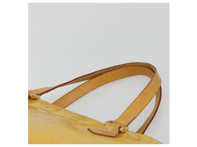 LOUIS VUITTON Borsa Monogram Vernis Houston Gris M91053 LV Auth BA13534 Grigio - vista 15