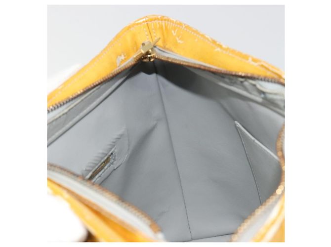 LOUIS VUITTON Borsa Monogram Vernis Houston Gris M91053 LV Auth BA13534 Grigio - vista 23
