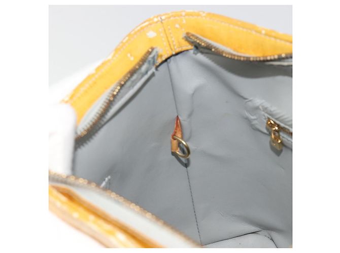 LOUIS VUITTON Borsa Monogram Vernis Houston Gris M91053 LV Auth BA13534 Grigio - vista 24