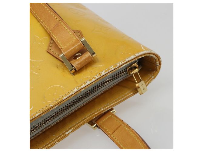 LOUIS VUITTON Borsa Monogram Vernis Houston Gris M91053 LV Auth BA13534 Grigio - vista 8