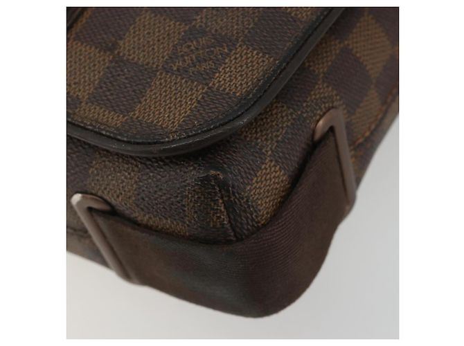 LOUIS VUITTON Borsa a Spalla Damier Ebene Brooklyn PM N51210 LV Auth 188492 - vista 15