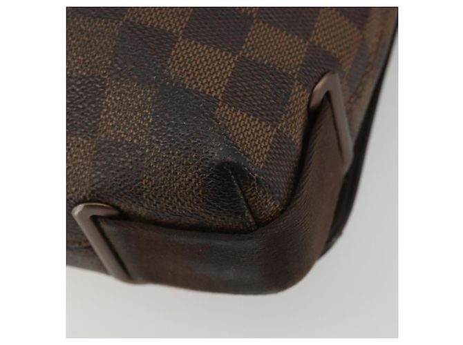LOUIS VUITTON Borsa a Spalla Damier Ebene Brooklyn PM N51210 LV Auth 188492 - vista 17