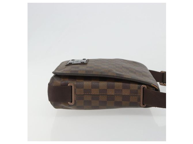 LOUIS VUITTON Borsa a Spalla Damier Ebene Brooklyn PM N51210 LV Auth 188492 - vista 3