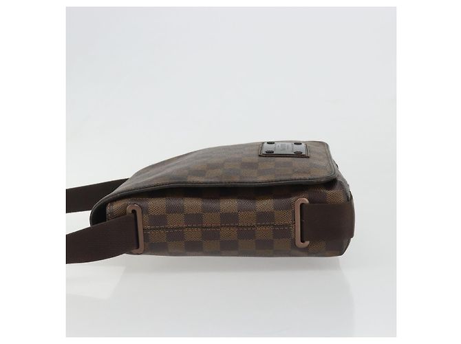 LOUIS VUITTON Borsa a Spalla Damier Ebene Brooklyn PM N51210 LV Auth 188492 - vista 4