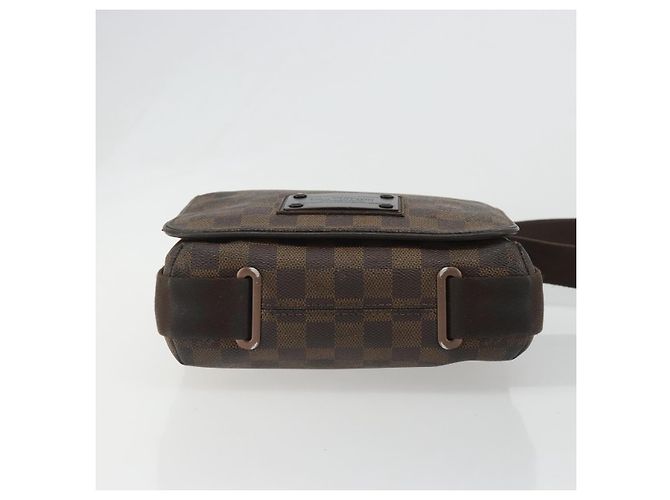 LOUIS VUITTON Borsa a Spalla Damier Ebene Brooklyn PM N51210 LV Auth 188492 - vista 5