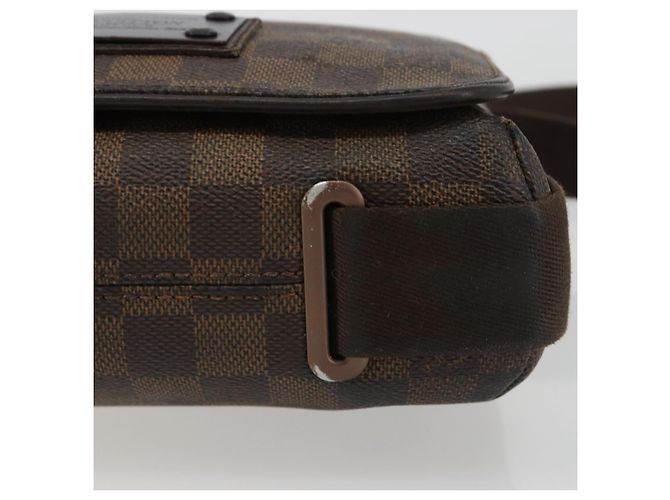 LOUIS VUITTON Borsa a Spalla Damier Ebene Brooklyn PM N51210 LV Auth 188492 - vista 6