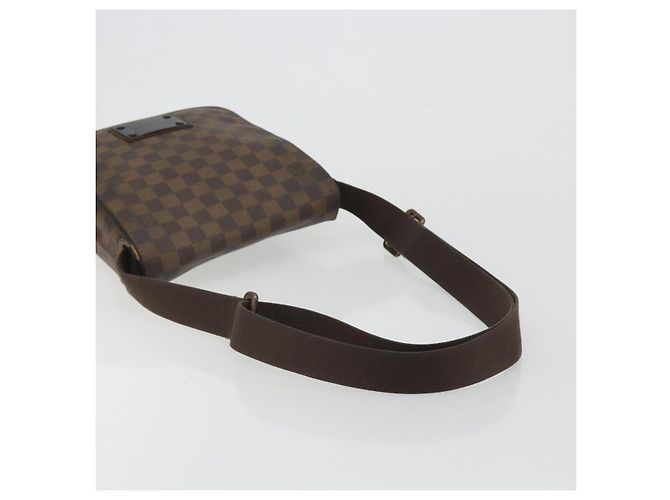 LOUIS VUITTON Borsa a Spalla Damier Ebene Brooklyn PM N51210 LV Auth 188492 - vista 8