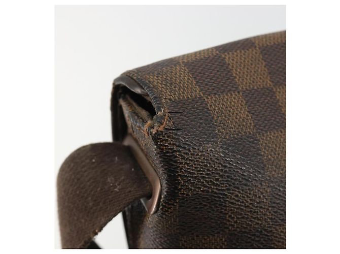 LOUIS VUITTON Borsa a Spalla Damier Ebene Brooklyn PM N51210 LV Auth 188492 - vista 9