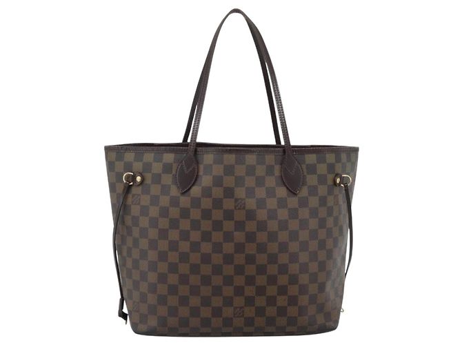 LOUIS VUITTON Damier Ebene Neverfull MM Tote Bag N51105 LV Auth 189029 - vista 13