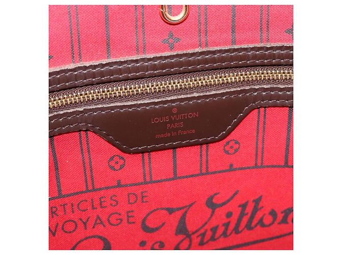 LOUIS VUITTON Damier Ebene Neverfull MM Tote Bag N51105 LV Auth 189029 - vista 19