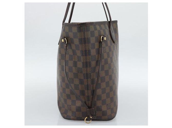 LOUIS VUITTON Damier Ebene Neverfull MM Tote Bag N51105 LV Auth 189029 - vista 3