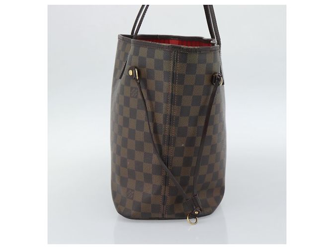 LOUIS VUITTON Damier Ebene Neverfull MM Tote Bag N51105 LV Auth 189029 - vista 4